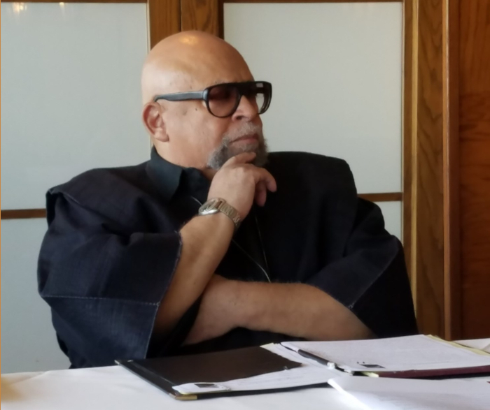 Maulana Karenga Contemplating